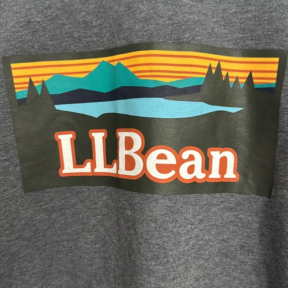 L.L. Bean Gray Men's T-Shirt - Picture 2 of 4